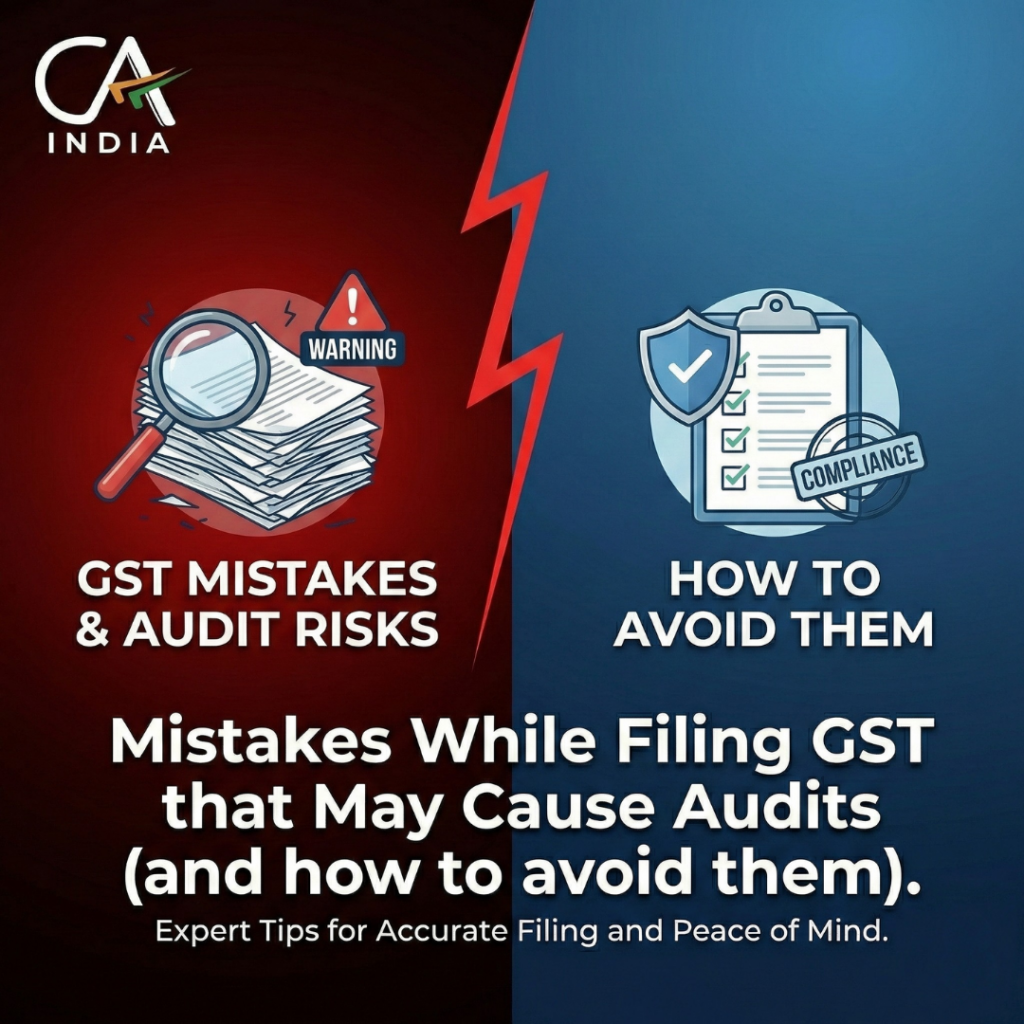 Mistakes While Filing GST that May Cause Audits (and how to avoid them).