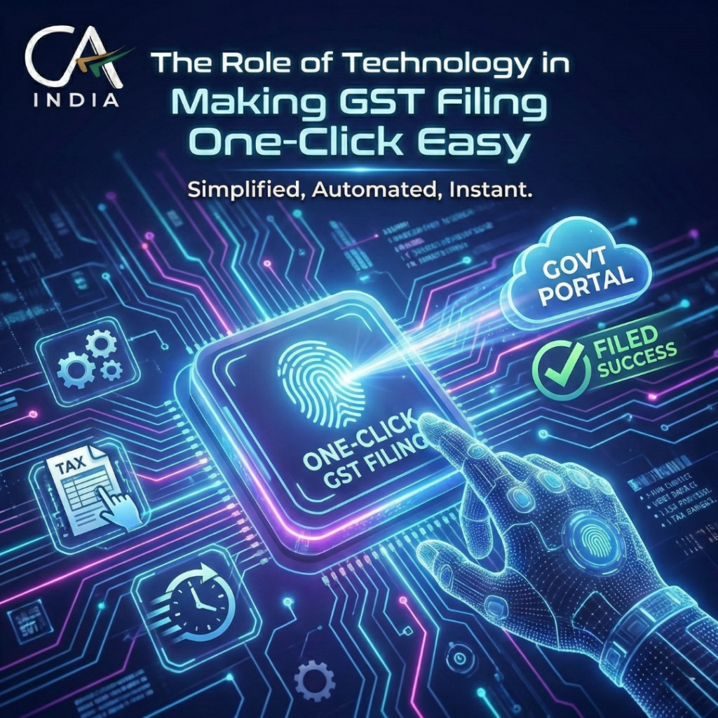 The Role of Technology in Making GST Filing One-Click Easy