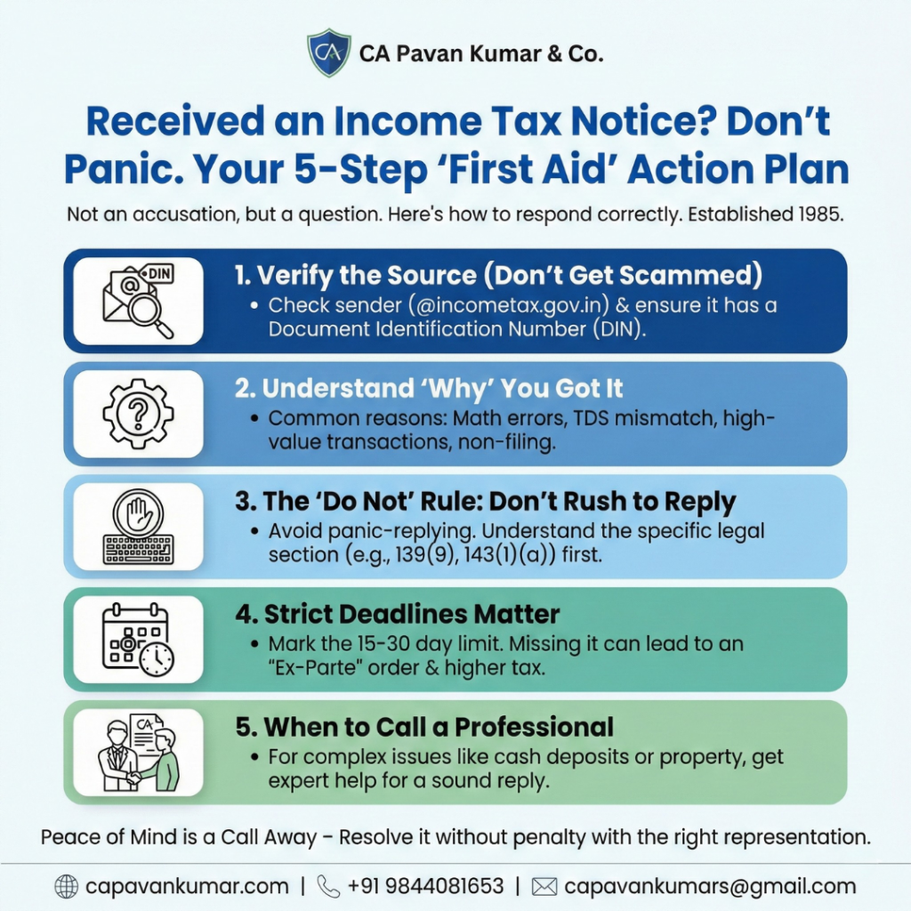 Received an Income Tax Notice? Don’t Panic—Read This First