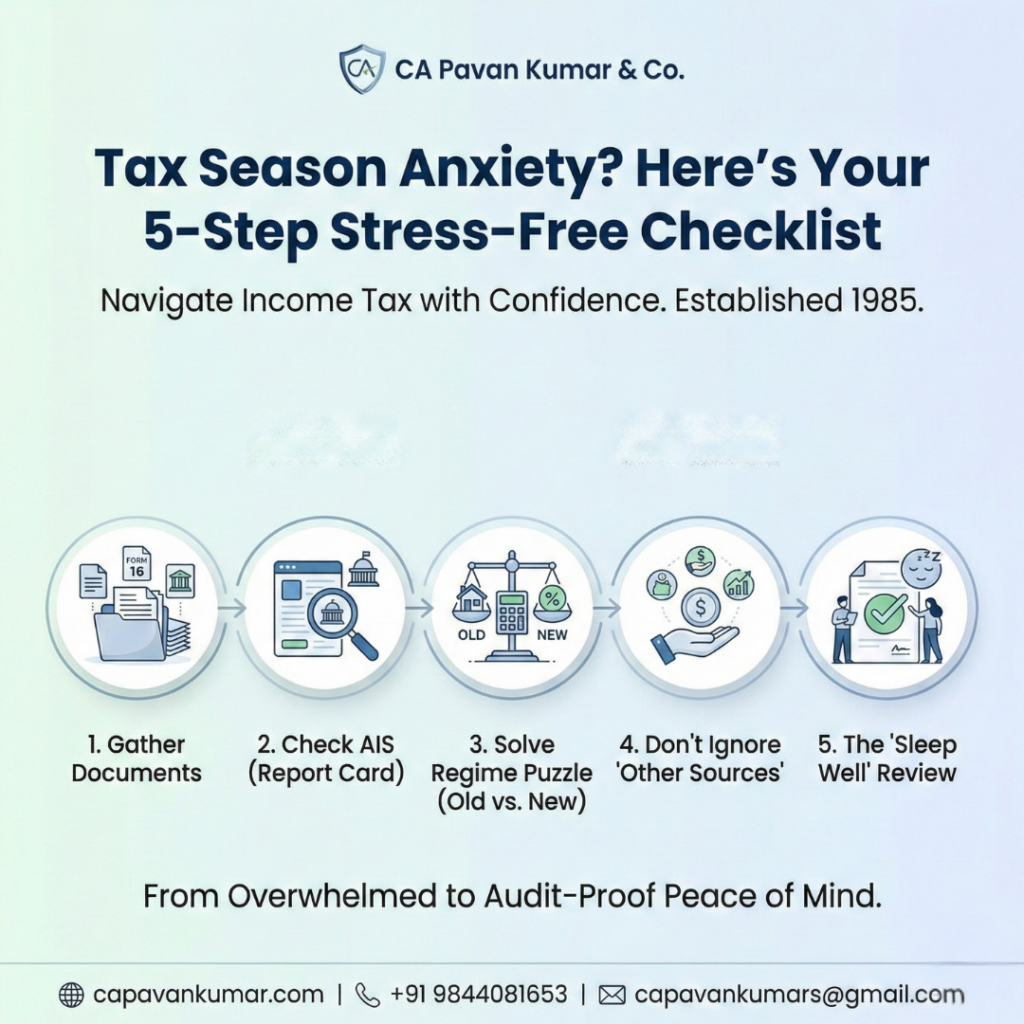 Tax Season Anxiety? Here’s Your 5-Step Stress-Free Checklist