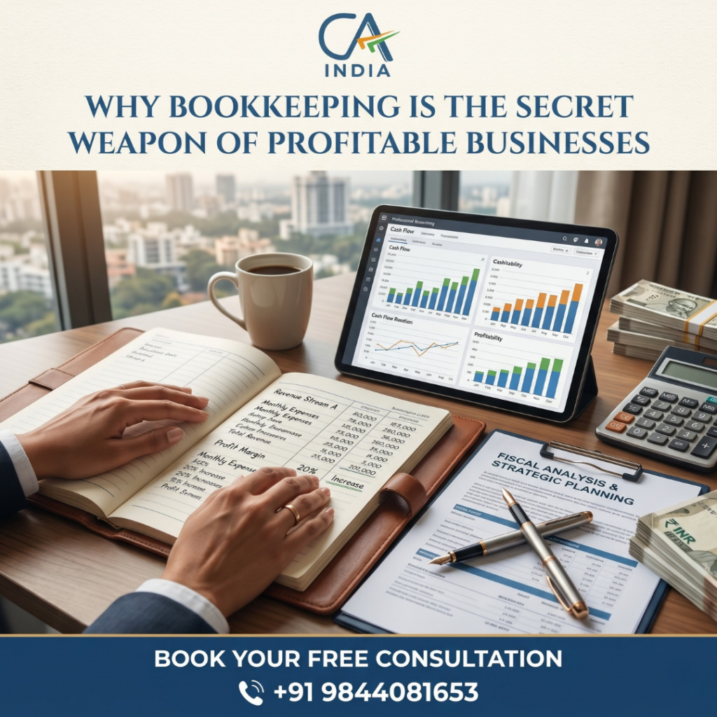 Why Bookkeeping is the Secret Weapon of Profitable Businesses