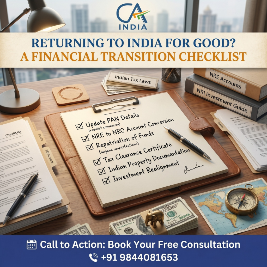 Returning to India for Good? A Financial Transition Checklist