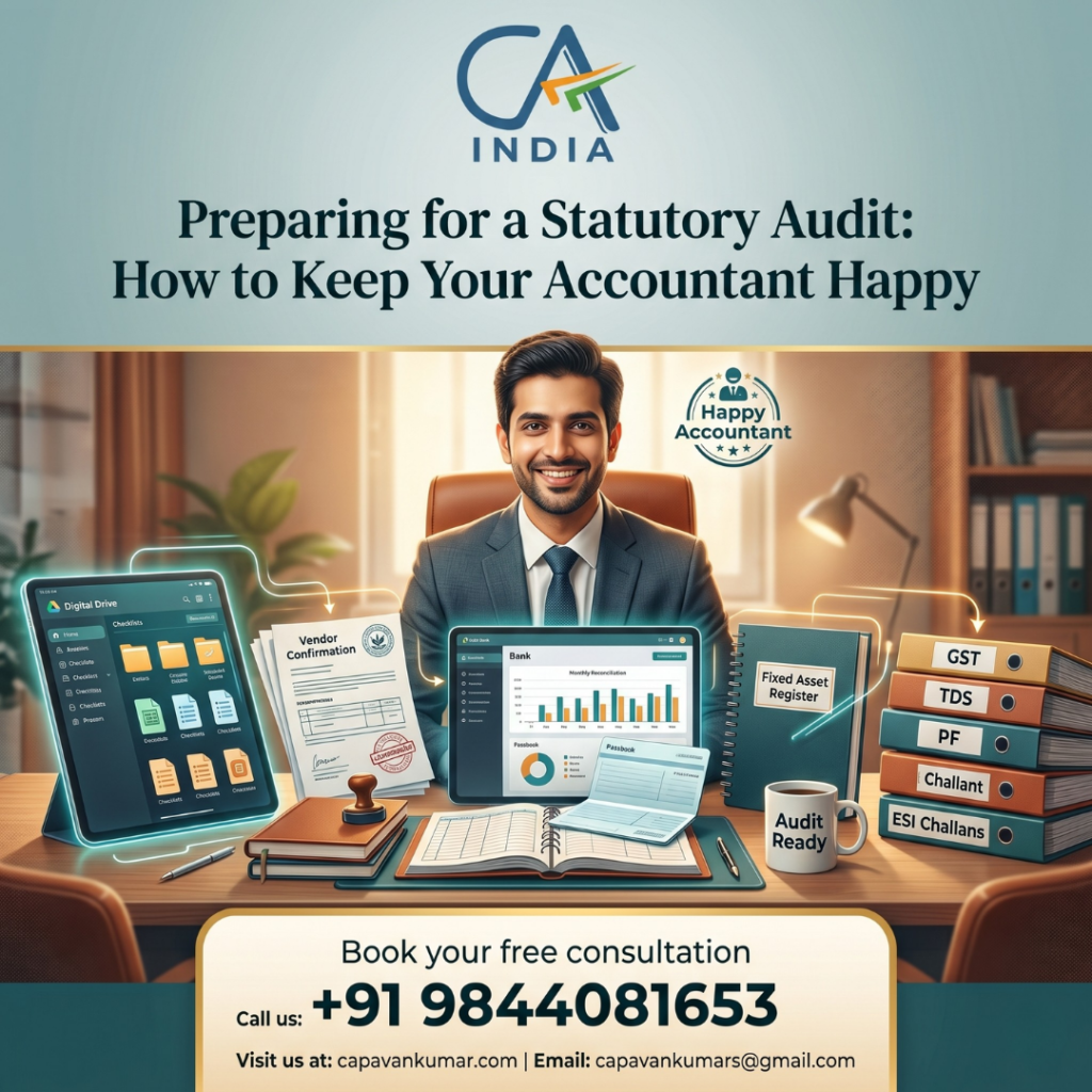 Preparing for a Statutory Audit: How to Keep Your Accountant Happy