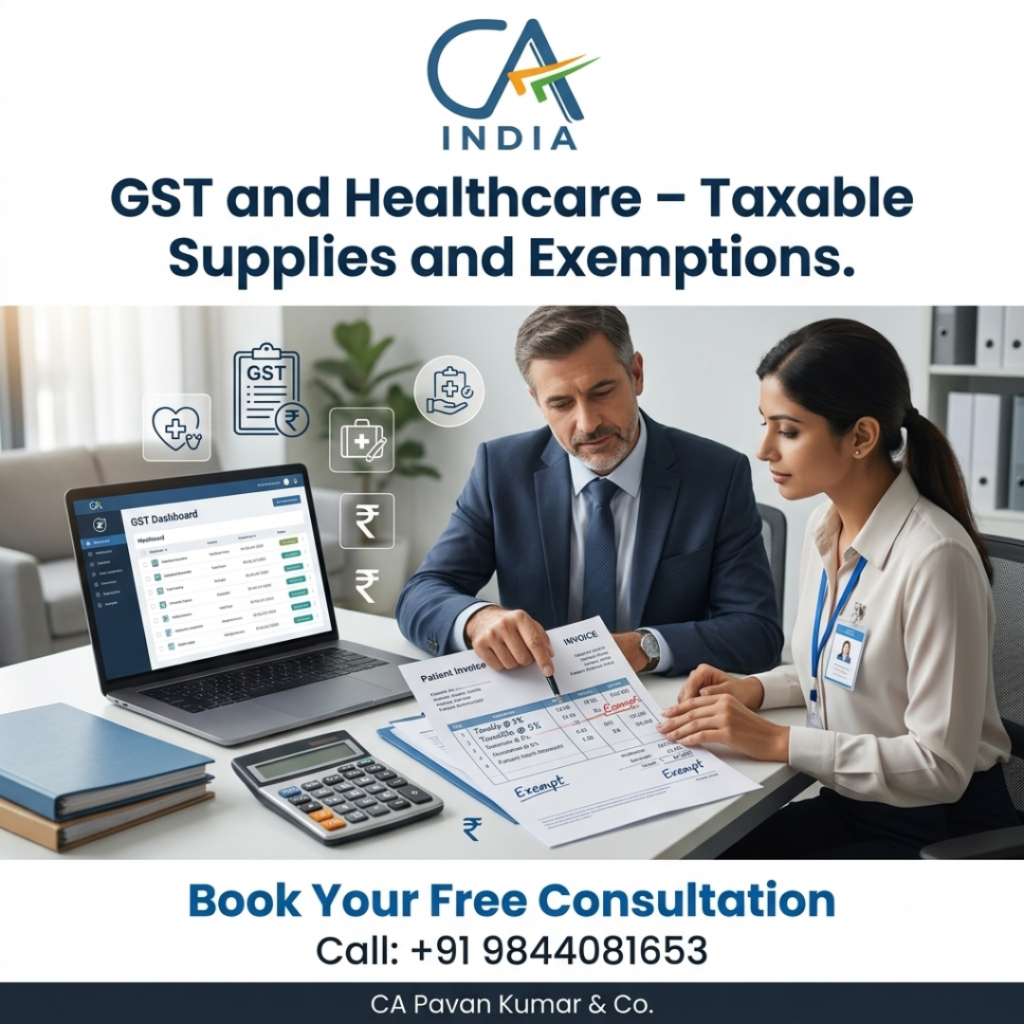 GST and Healthcare: Taxable Supplies and Exemptions