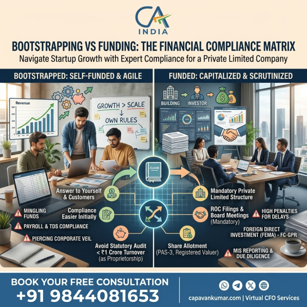 Bootstrapping vs. Funding: The Financial Compliance Matrix