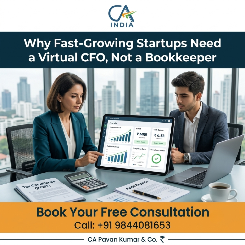 Why Fast-Growing Startups Need a Virtual CFO, Not a Bookkeeper