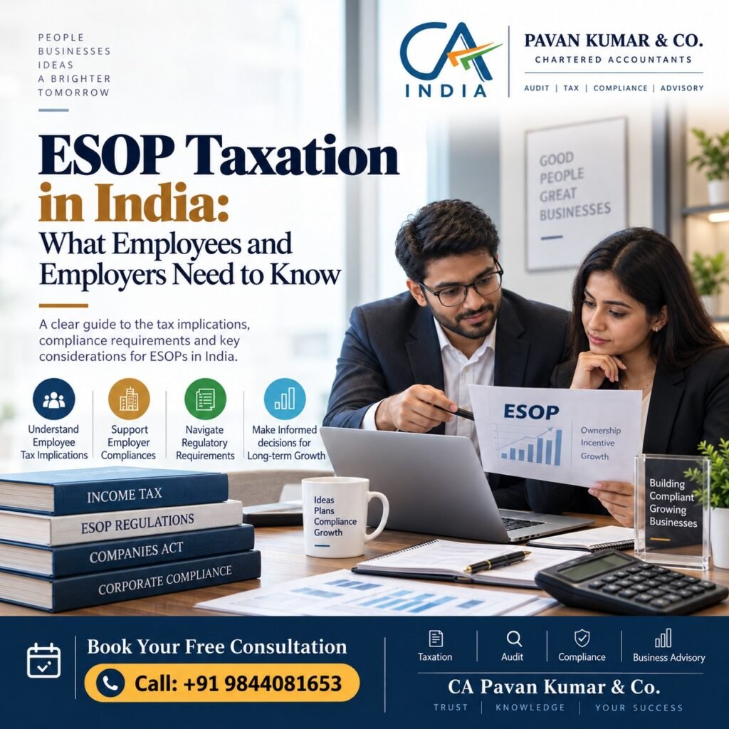 ESOP Taxation in India: What Employees and Employers Need to Know